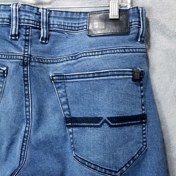 Búfalo David Bitton Jeans Mens 32×30 Blue Slim Stretch - Picture 7 of 11